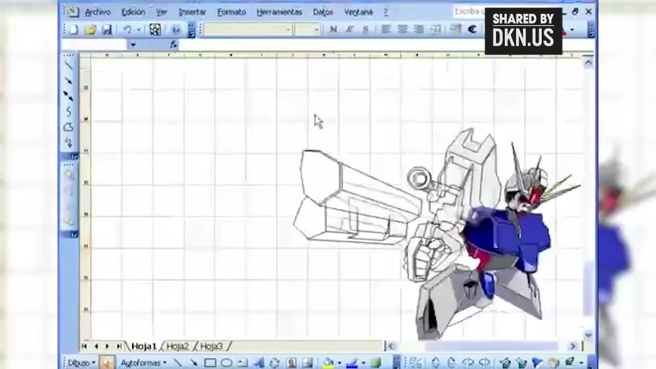 Cao thủ vẽ tranh ... trên Excel !!!