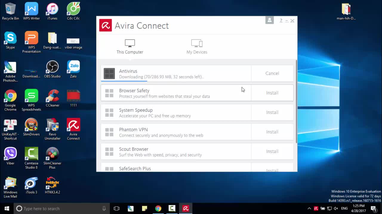 Hướng dẫn cài đặt và sử dụng Avira Free AntiVirus