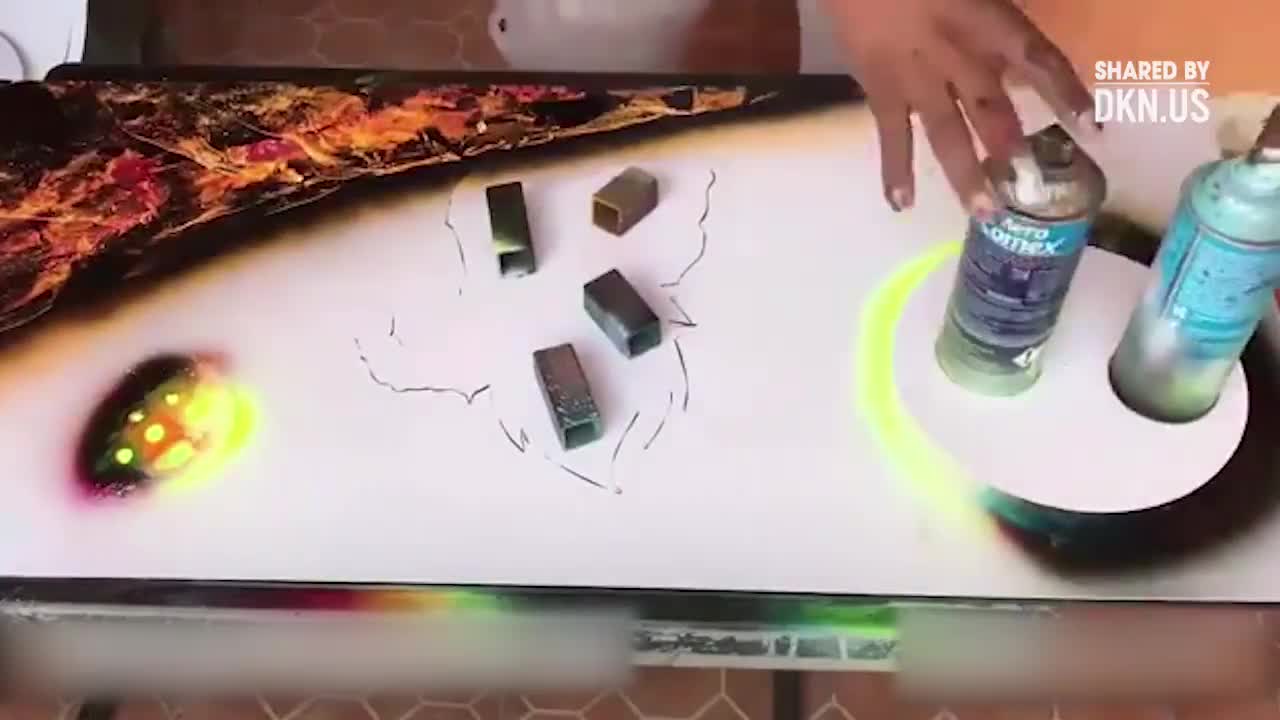 Bức tranh Songoku giải cứu thế giới tuyệt đẹp!