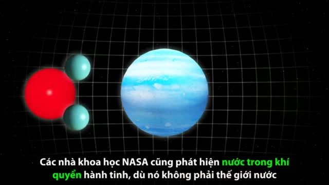 Phát hiện nước trong khí quyển hành tinh giống sao Hải Vương