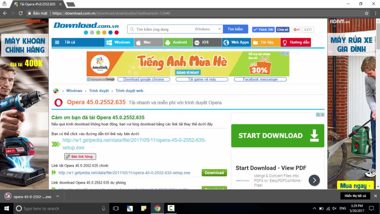 Cách cài đặt Opera để duyệt web tốc độ cao 