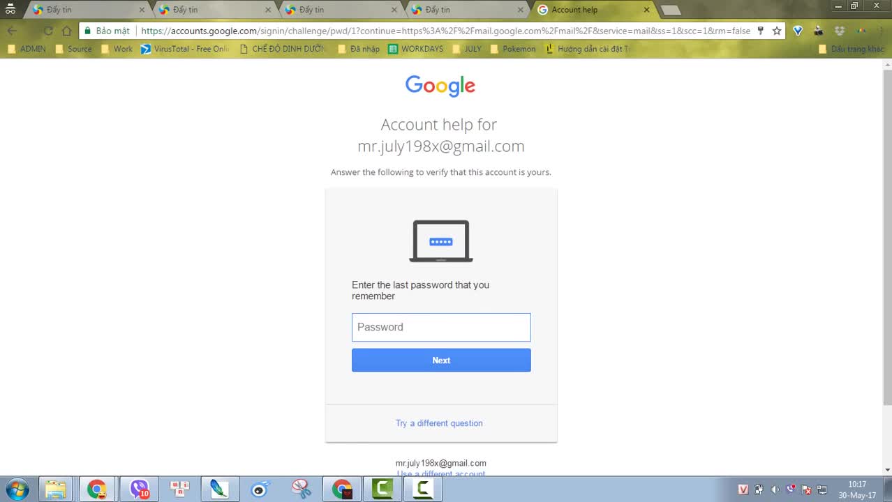 3 cách lấy lại mật khẩu Gmail nhanh nhất trên máy tính