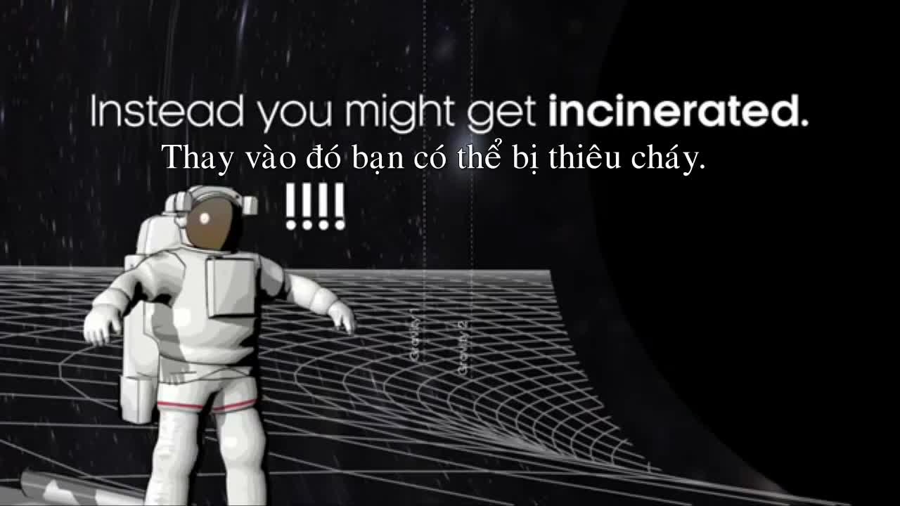 Điều gì xảy ra khi con người rơi vào hỗ đen 