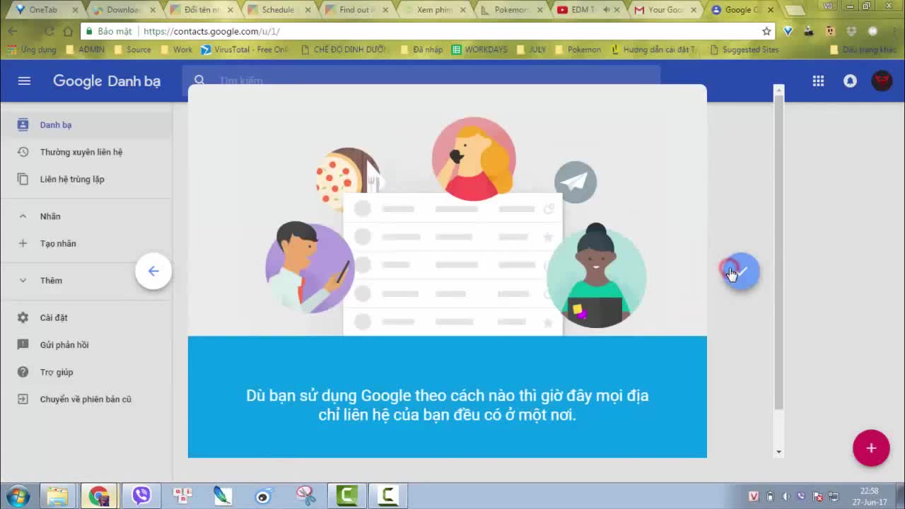 Cách thêm bạn bè vào danh bạ trên Gmail