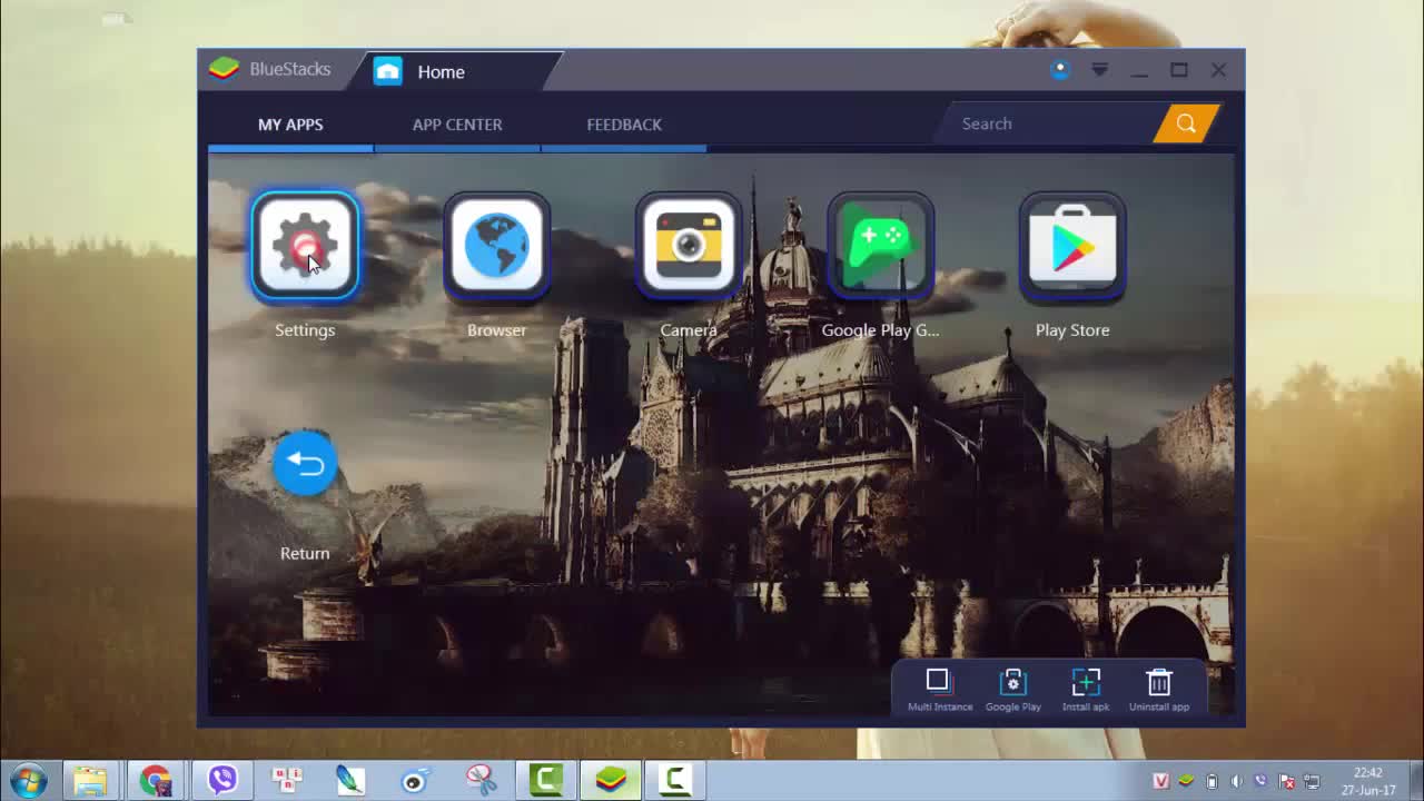 Thay đổi ngôn ngữ BlueStacks