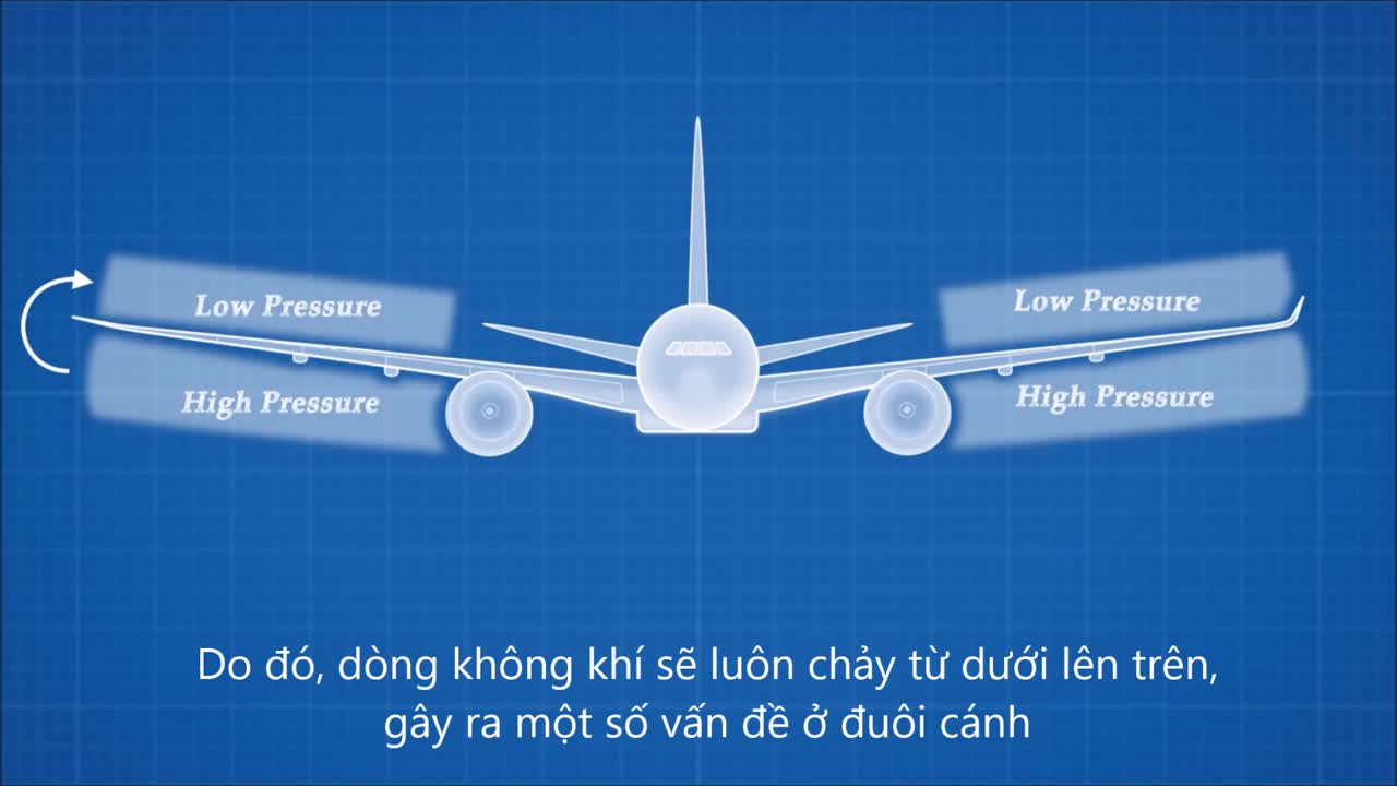 Ý nghĩa quan trọng của nét lượn ở đuôi cánh máy bay 