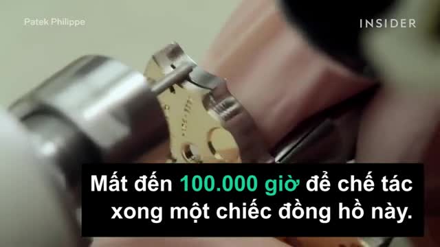 100.000 giờ chế tác đồng hồ 2,5 triệu đôla