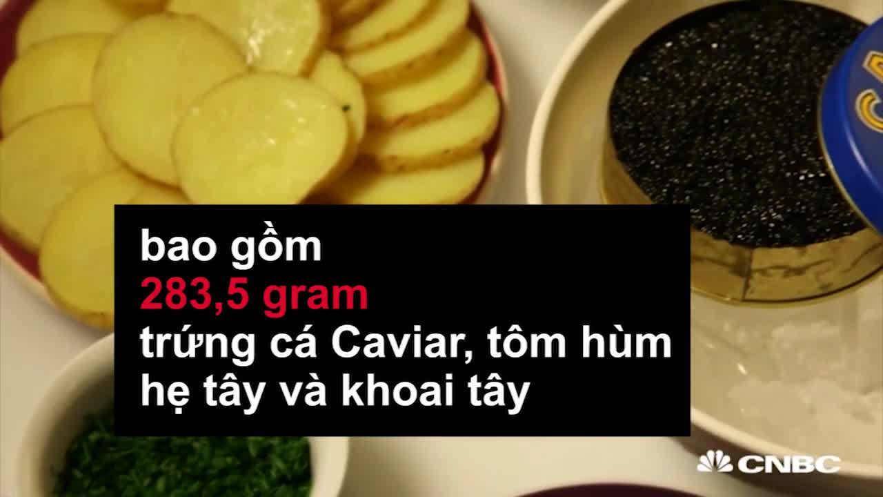 5 món ăn siêu đắt trên thế giới