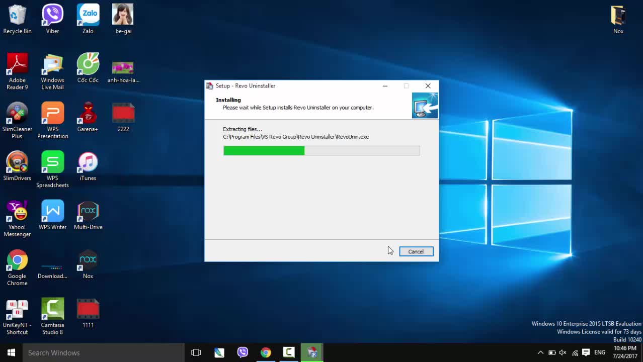 Cài đặt Revo Uninstaller để gỡ bỏ phần mềm máy tính 
