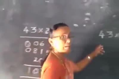 Cách làm phép nhân rất hay của cô giáo người Ấn Độ