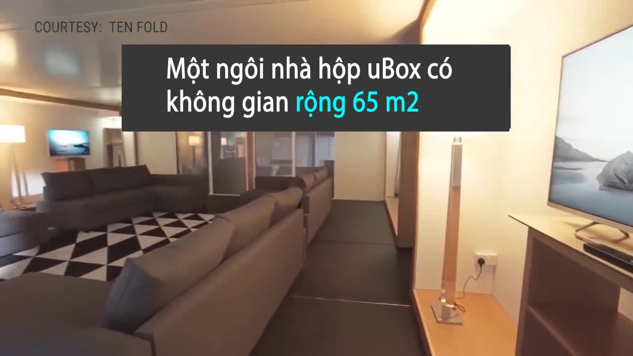 Nhà hộp di động tự lắp ráp hoàn chỉnh trong 10 phút