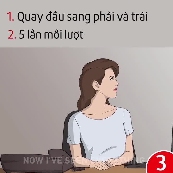 8 bài tập lưng đơn giản bạn có thể thực hiện tại bàn làm việc