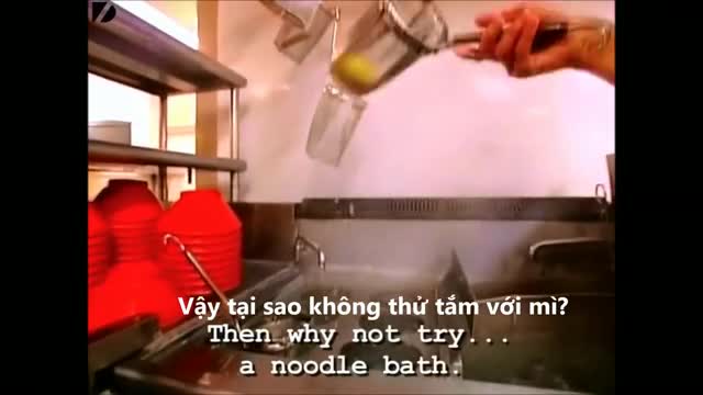 Dịch vụ tắm trong tô mì ở Nhật