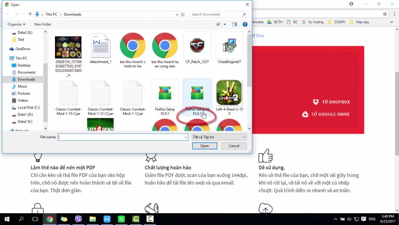 Hướng dẫn cách giảm dung lượng file PDF trực tuyến