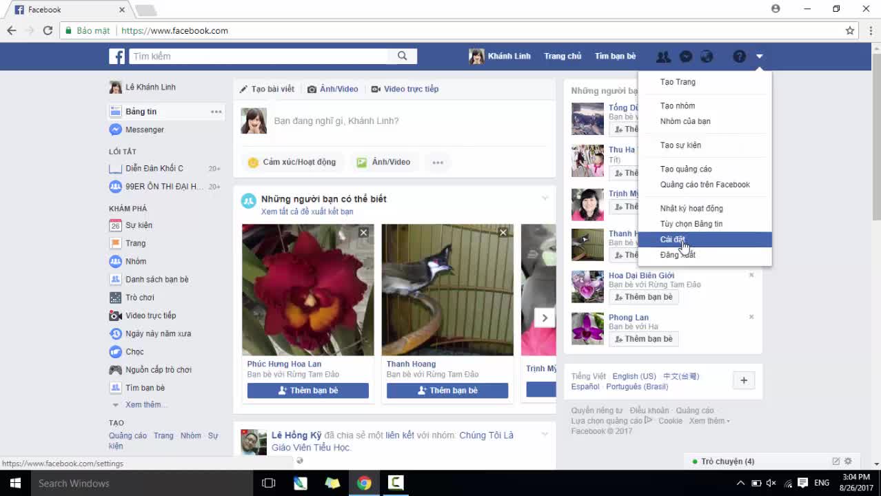 Hướng dẫn khóa tài khoản Facebook tạm thời