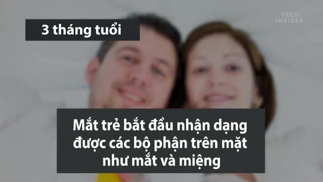 Thế giới trong mắt trẻ nhỏ dưới 1 tuổi 