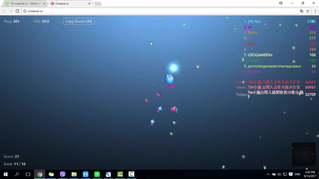 Video hướng dẫn chơi game oceanar.io