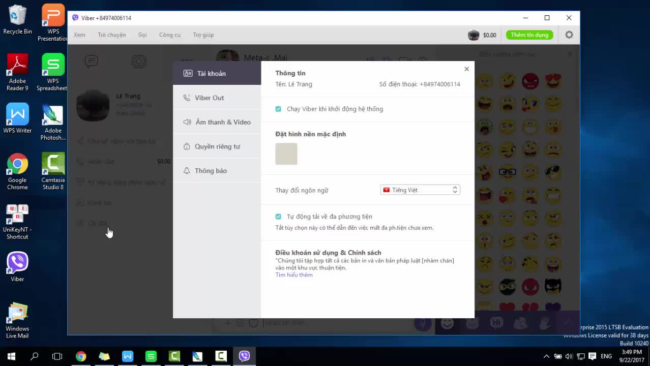 Video hướng dẫn cách thay đổi ngôn ngữ Viber trên máy tính