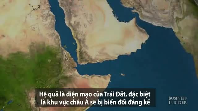 Diện mạo châu Á nếu toàn bộ băng trên Trái Đất tan chảy