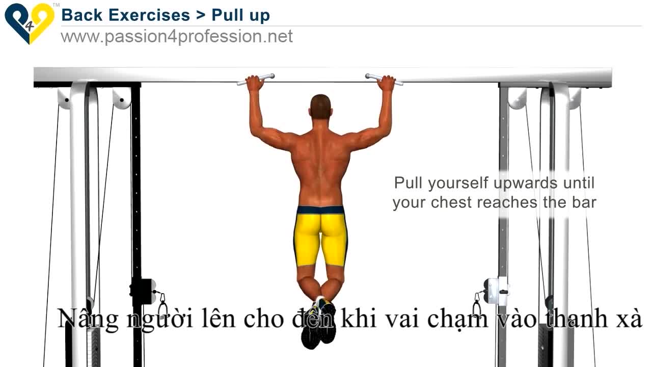 Hướng dẫn nam giới tập chuẩn động tác xà đơn 