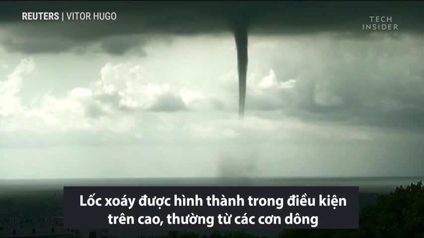 Quá trình hình thành vòi rồng lửa 1.000°C