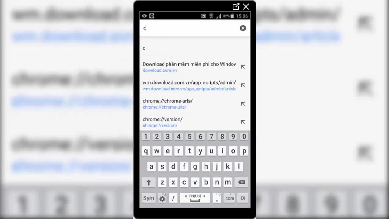 Cách chuyển thanh địa chỉ xuống dưới trên Chrome cho Android