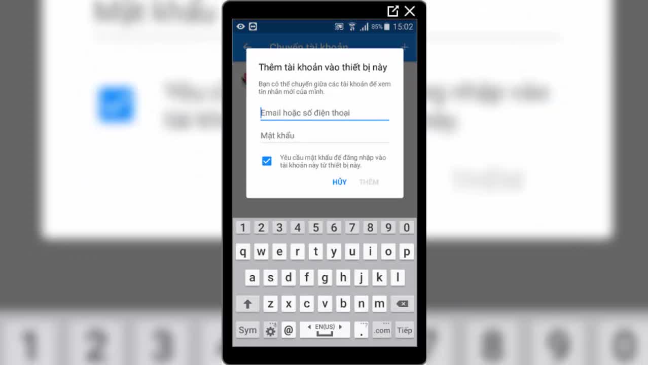 Cách đăng nhập nhiều tài khoản Facebook Messenger trên Android