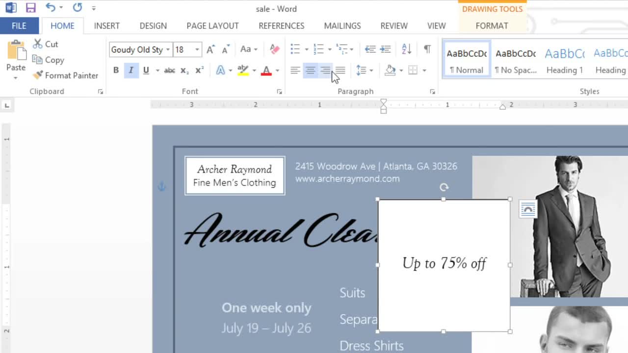 Cách chèn Text Box và WordArt trong Word 2013