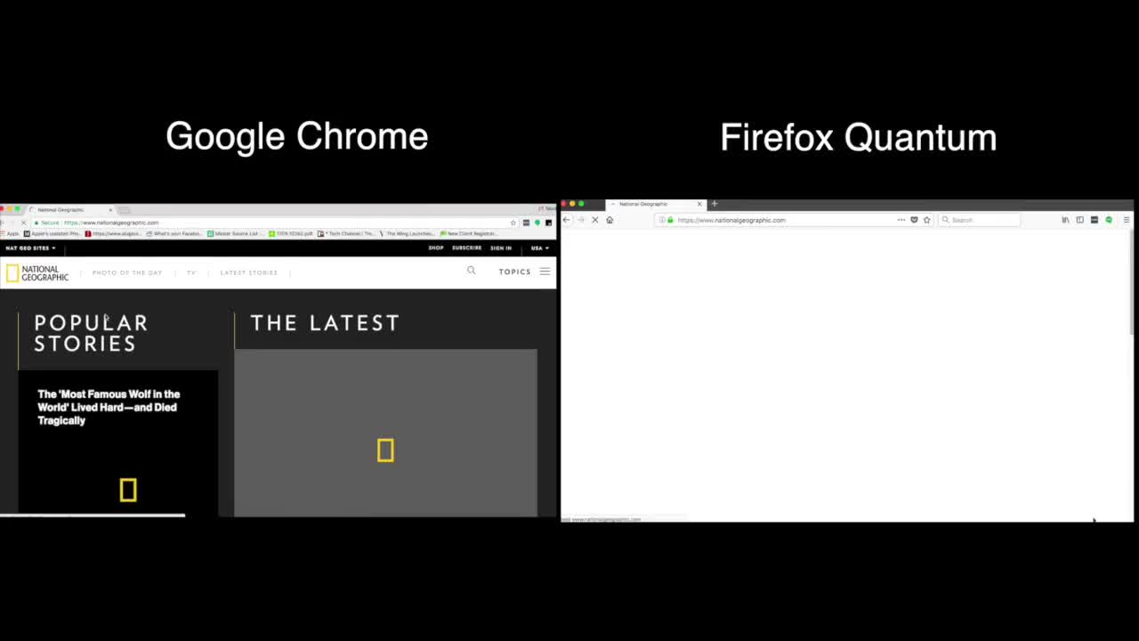 So sánh tốc độ Firefox Quantum và Chrome (video 3)