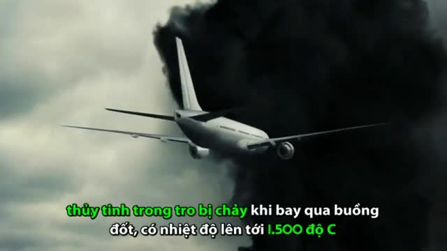 Nguy cơ khi máy bay đi xuyên qua cột tro núi lửa