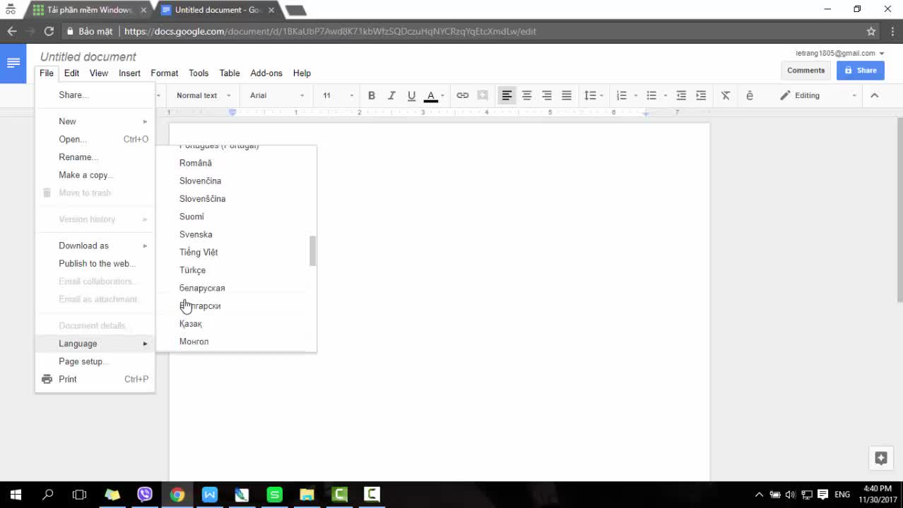 Cách soạn văn bản bằng giọng trên Google Docs