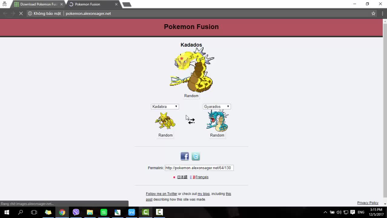 Video hướng dẫn chơi game Pokemon Fusion