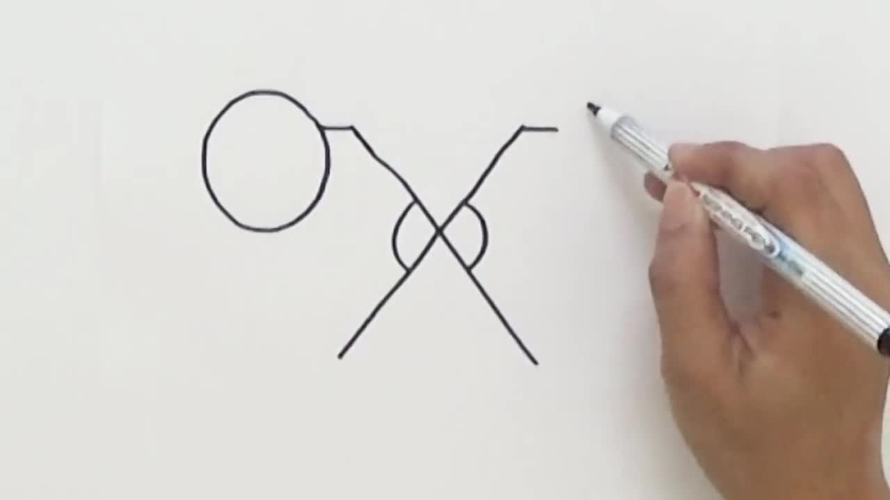 Cách vẽ hai chú gấu dễ thương từ chữ cái X 