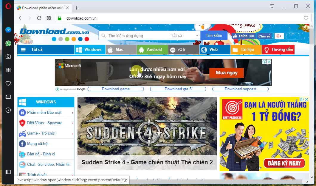 Chụp ảnh màn hình Windows 10 theo vùng bằng phím tắt