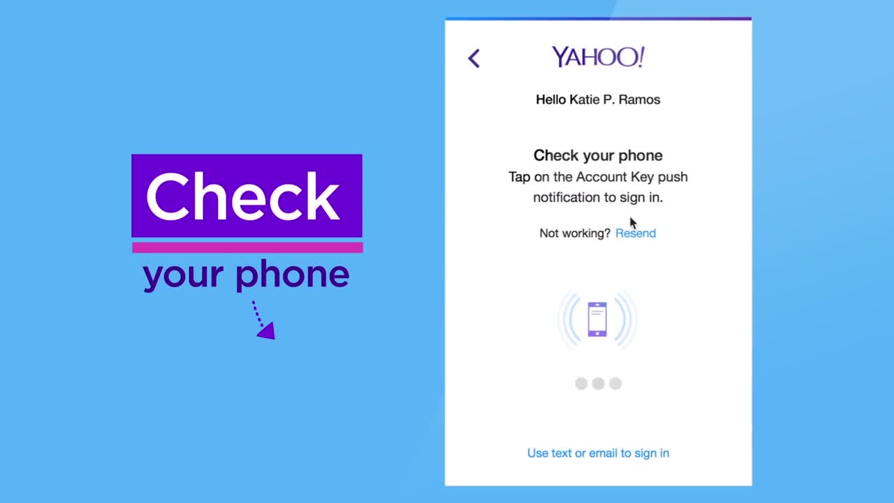 Cách đăng nhập tài khoản Yahoo không cần mật khẩu