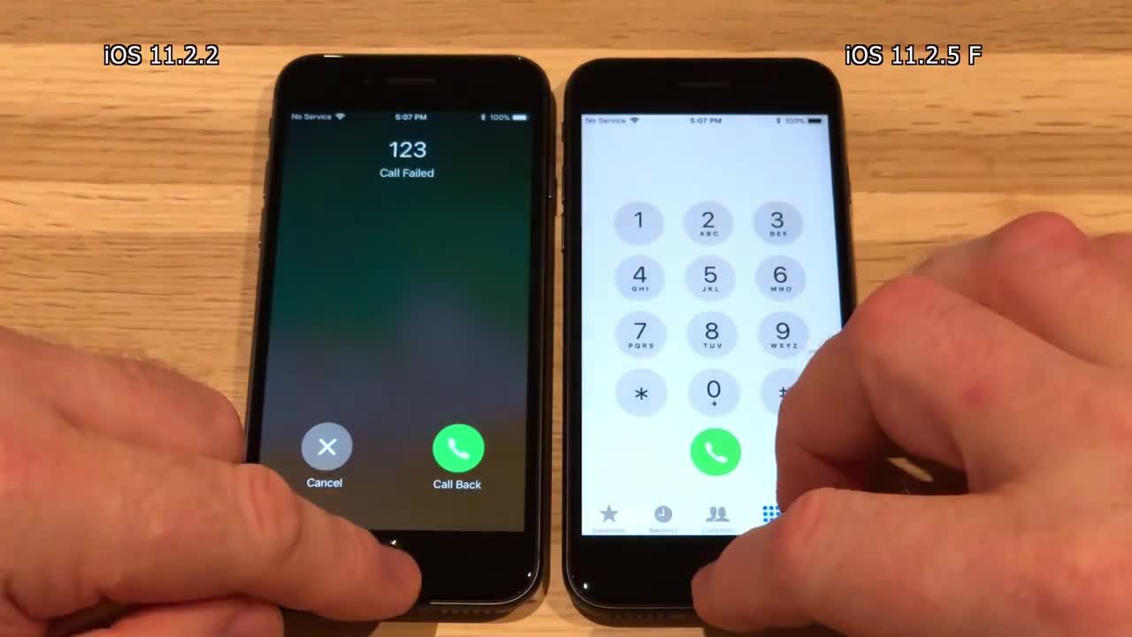 iPhone 8 iOS 11.2.5 Final vs iOS 11.2.2 Speed Test Build 15D60