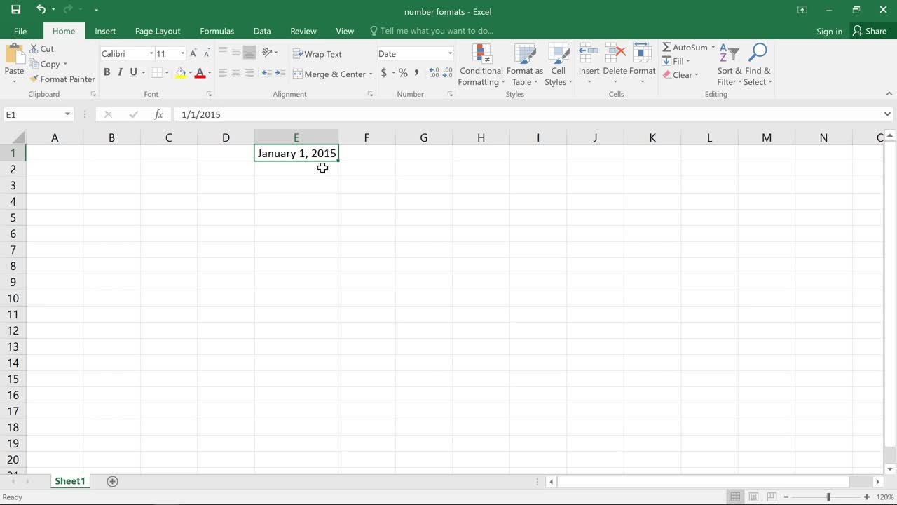 Tìm hiểu về Định dạng số trong Excel 2016