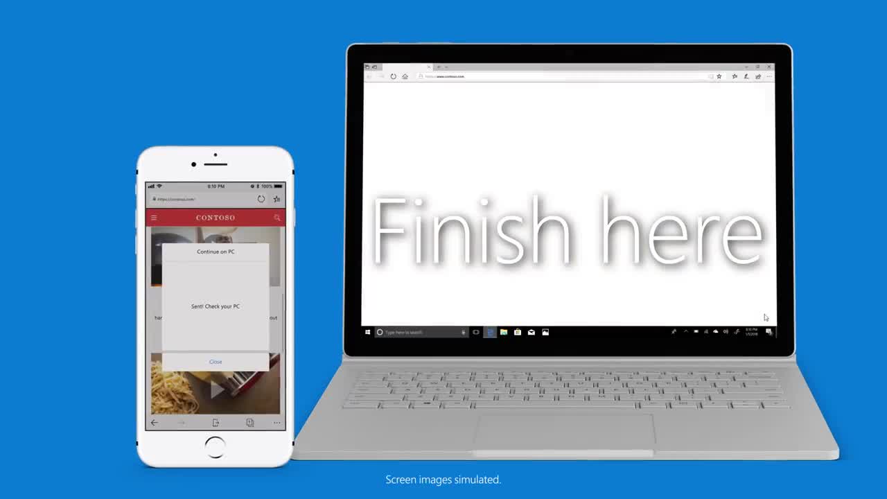 Microsoft Edge Say Yes to One Touch Syncing