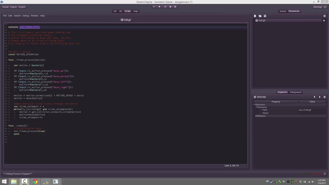 A Quick Look at the Godot Game Engine