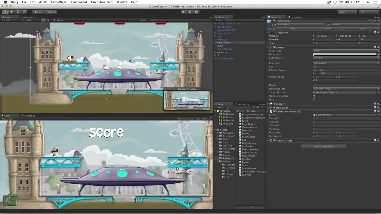 Unity 4.3 2D Game Development Walkthrough