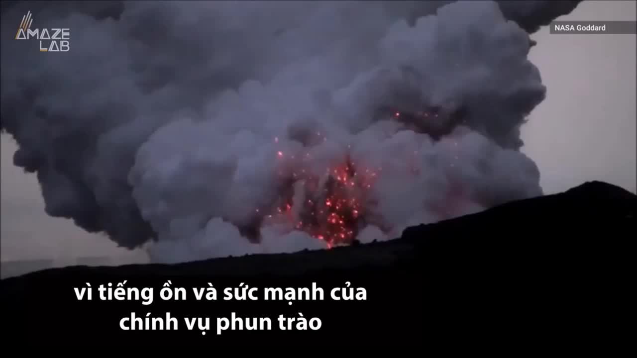 Tiếng sấm núi lửa lần đầu tiên được ghi âm