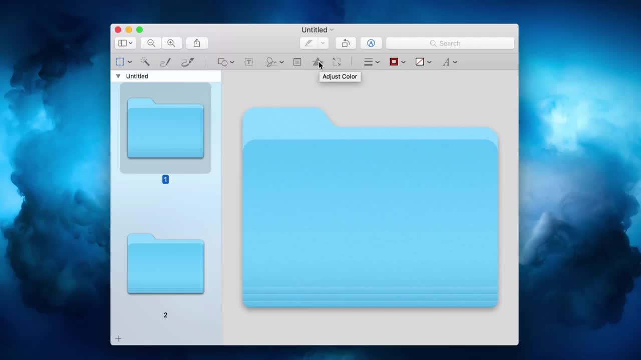 Cách đổi màu thư mục trên máy Mac
