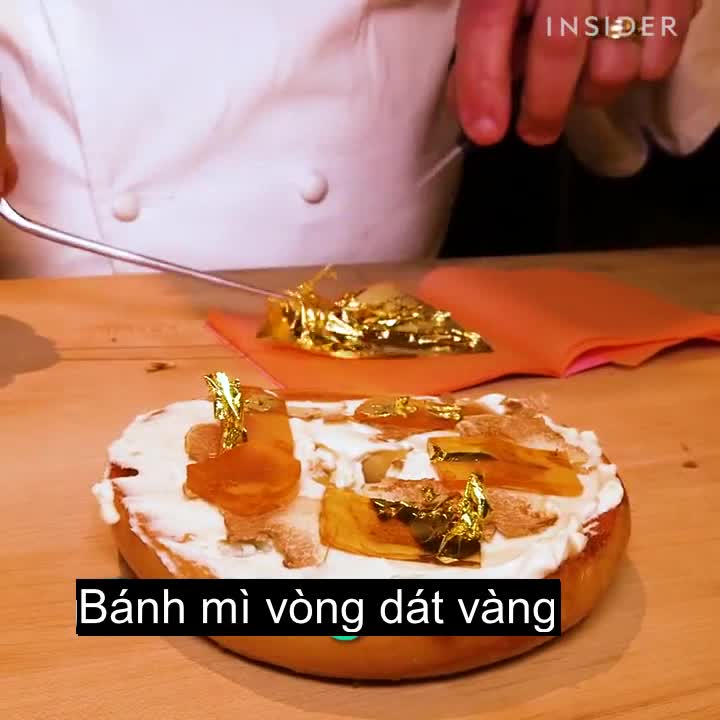 7 món ăn dát vàng độc đáo nhất thế giới