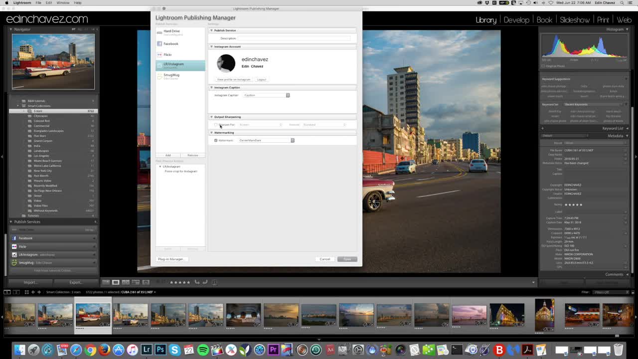 Cách đăng ảnh từ Lightroom lên Instagram