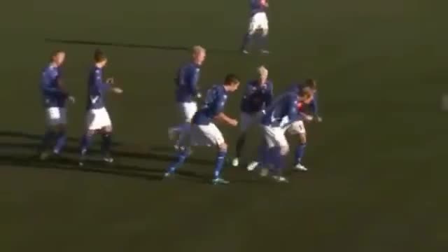 Những pha ăn mừng bàn thắng bóng đá cực độc!!!