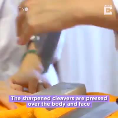 Massage bằng dao