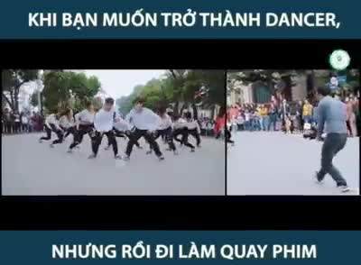 Khi bạn muốn làm dancer mà gia đình bắt học quay phim