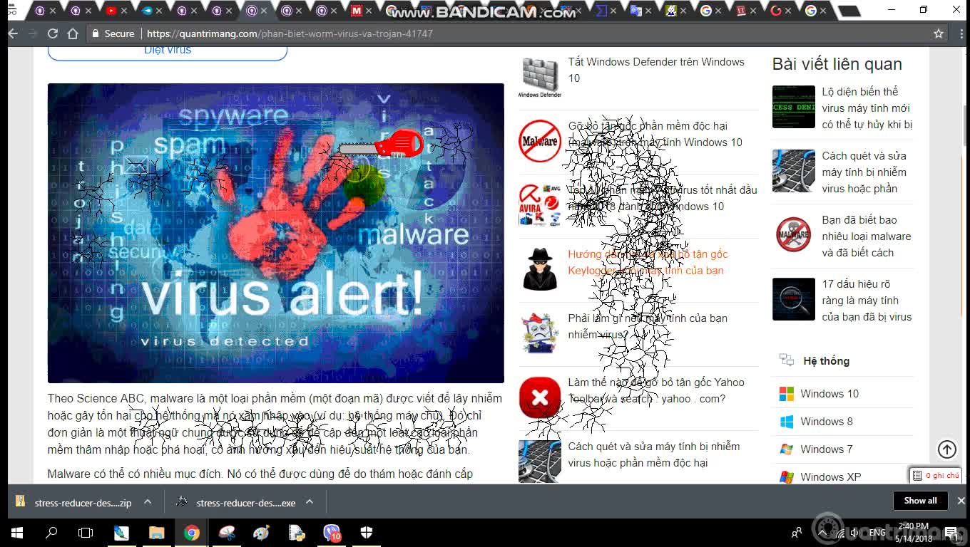 Chơi thử game phá màn hình Desktop Destroyer