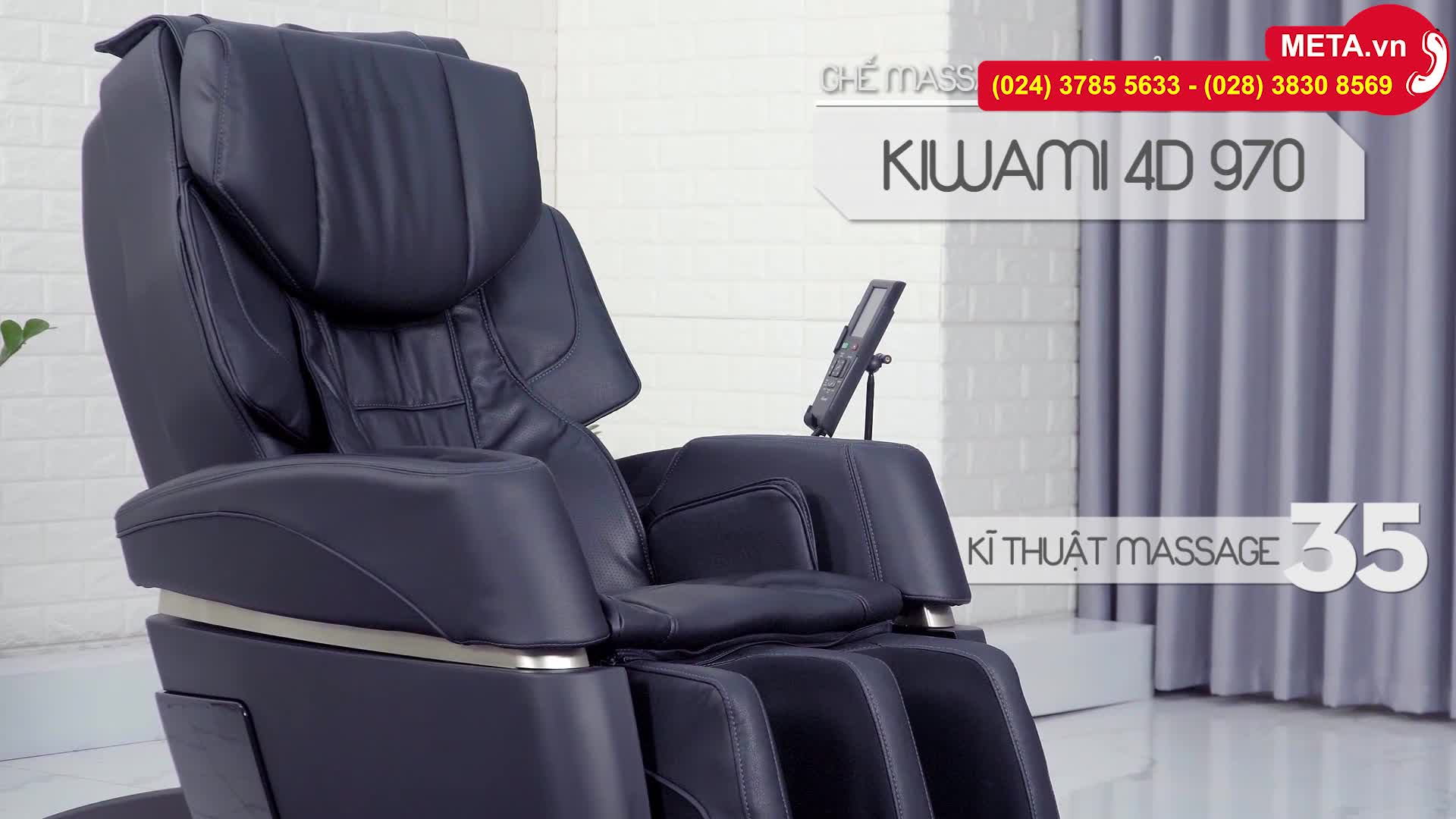 Trải nhiệm ghế massage Kiwami 4D-970 đến từ Nhật Bản