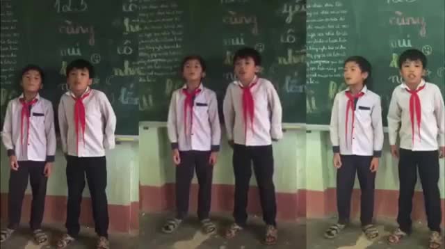 Phì cười clip học sinh tiểu học đọc rap nhanh như tên bắn